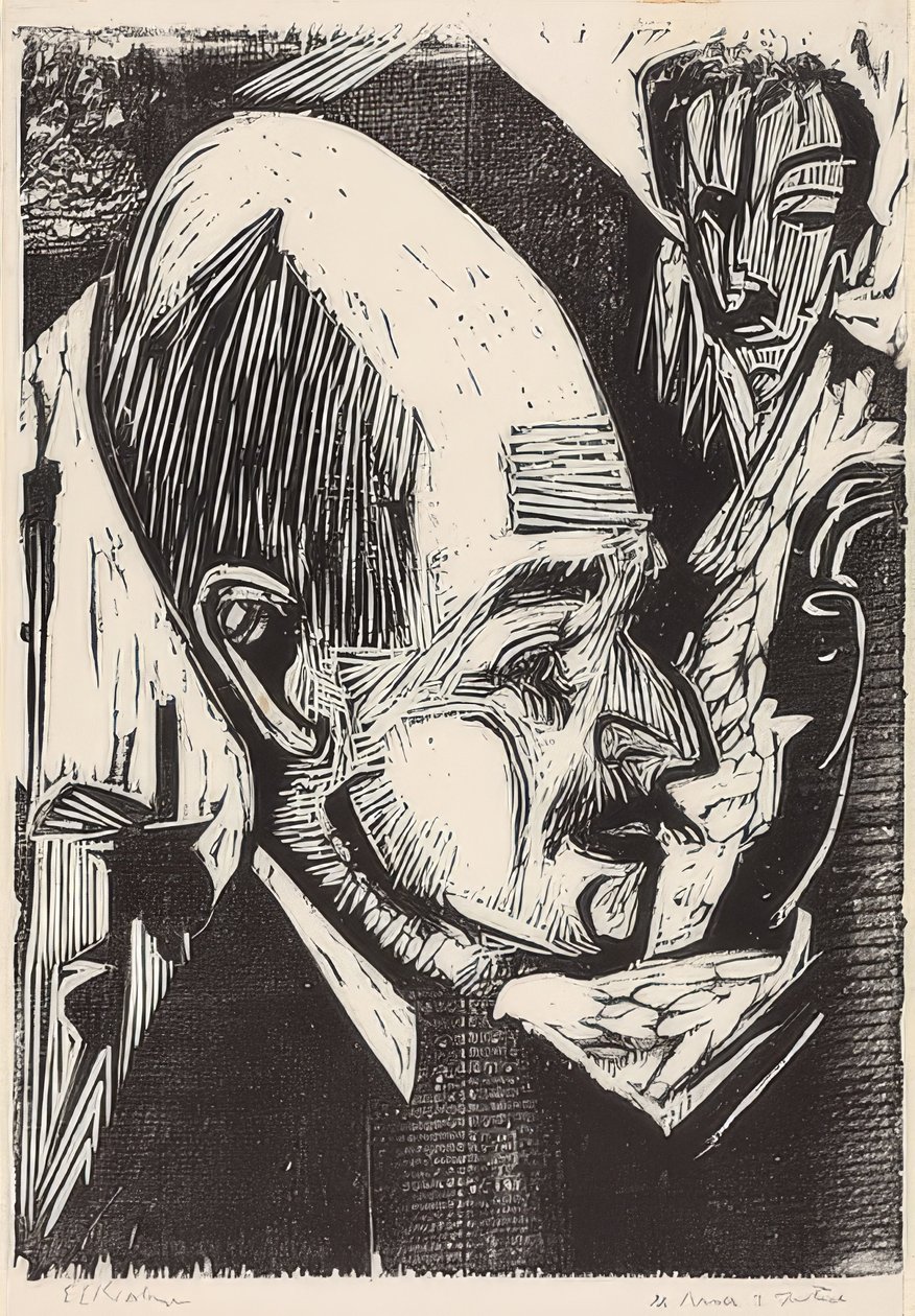 Johtaja Dr. Viljelijä. 1921 tekijältä Ernst Ludwig Kirchner