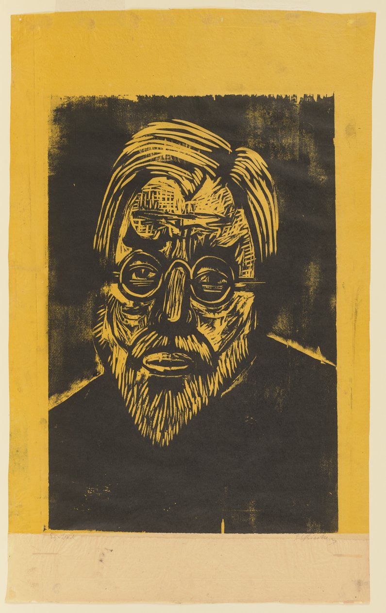 Kopf Jakob Bosshart tekijältä Ernst Ludwig Kirchner