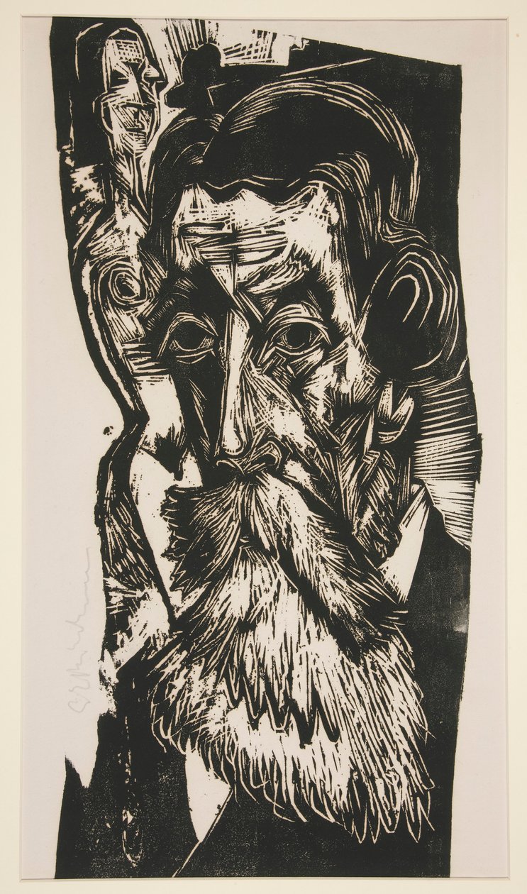 Ludwig Schamesin johtaja (Ludwig Schamesin muotokuva) tekijältä Ernst Ludwig Kirchner