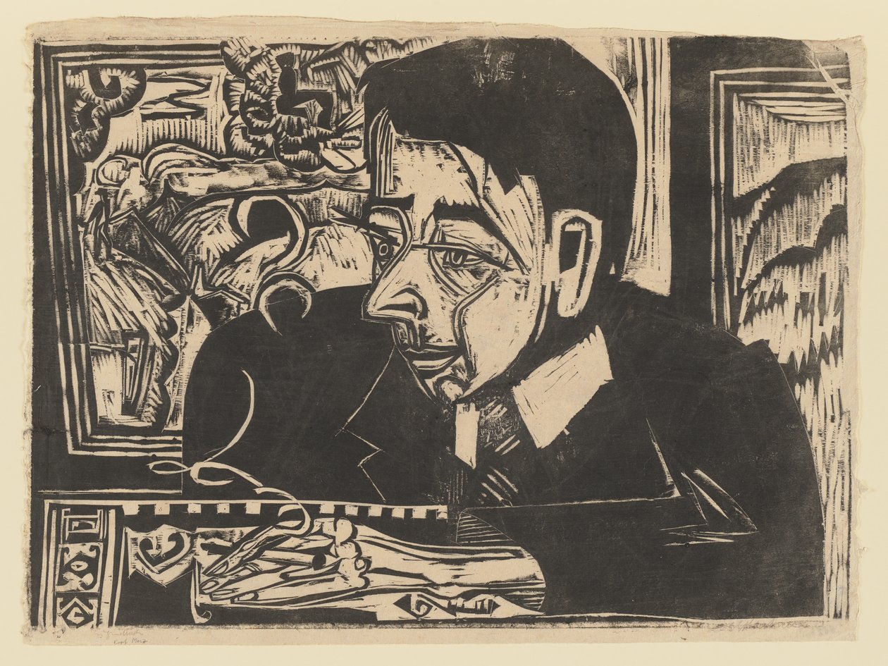Kopf Merz tekijältä Ernst Ludwig Kirchner
