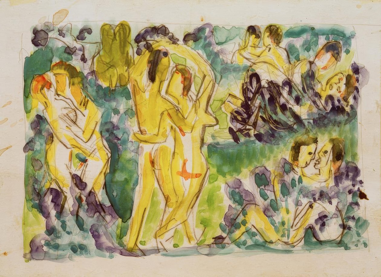 Rakkaus puutarha tekijältä Ernst Ludwig Kirchner