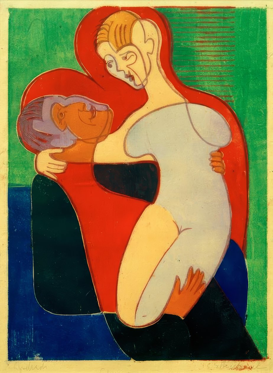 Rakkauspariskunta (Die Hembusse) tekijältä Ernst Ludwig Kirchner