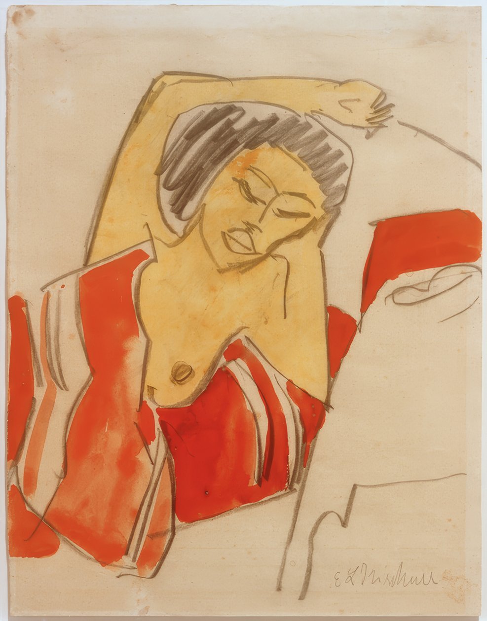 Valehteleva neekeri tekijältä Ernst Ludwig Kirchner