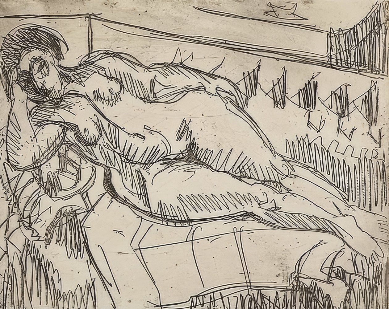 Valehteleva tiedosto 1927 tekijältä Ernst Ludwig Kirchner