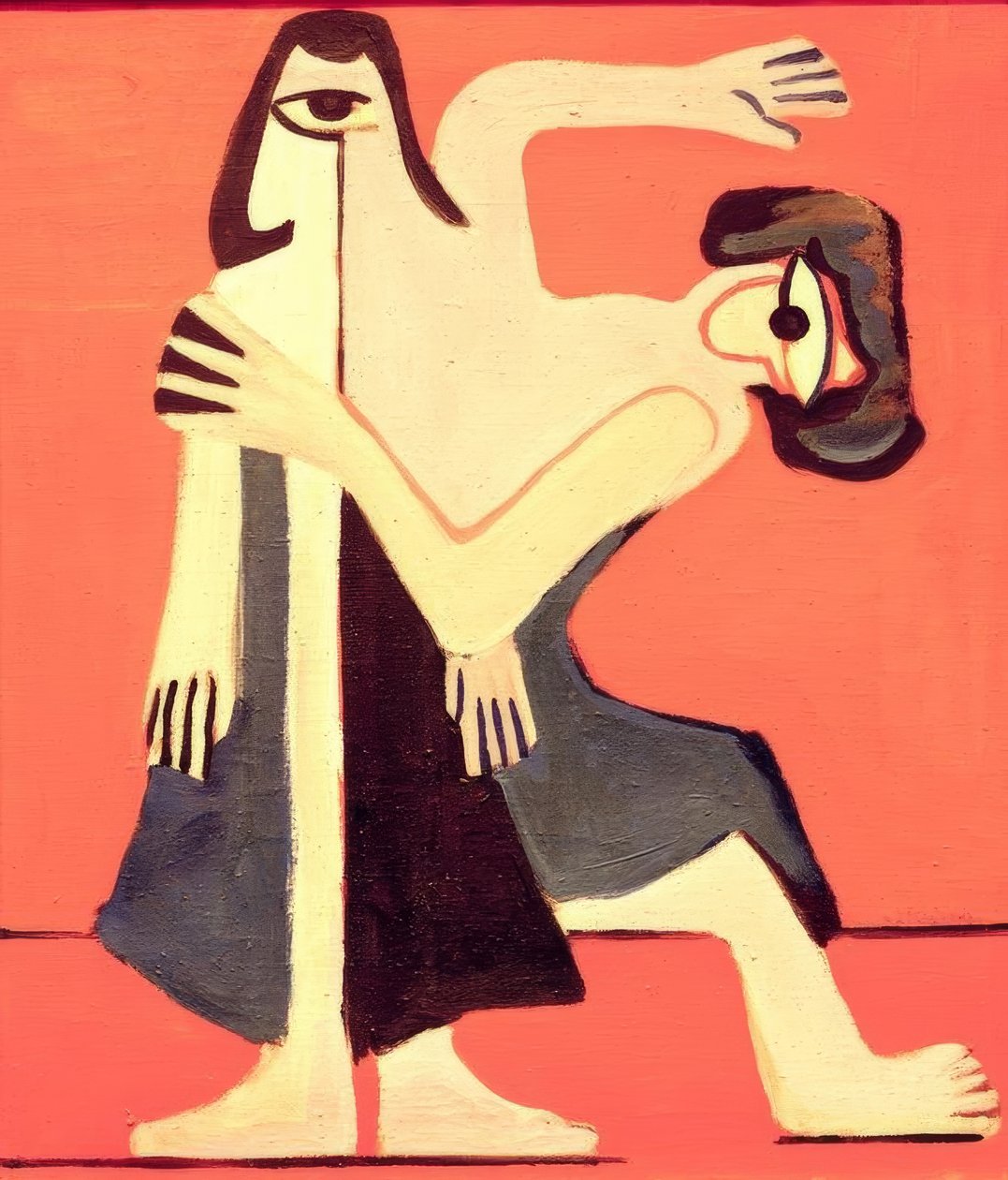 Maskentanz tekijältä Ernst Ludwig Kirchner