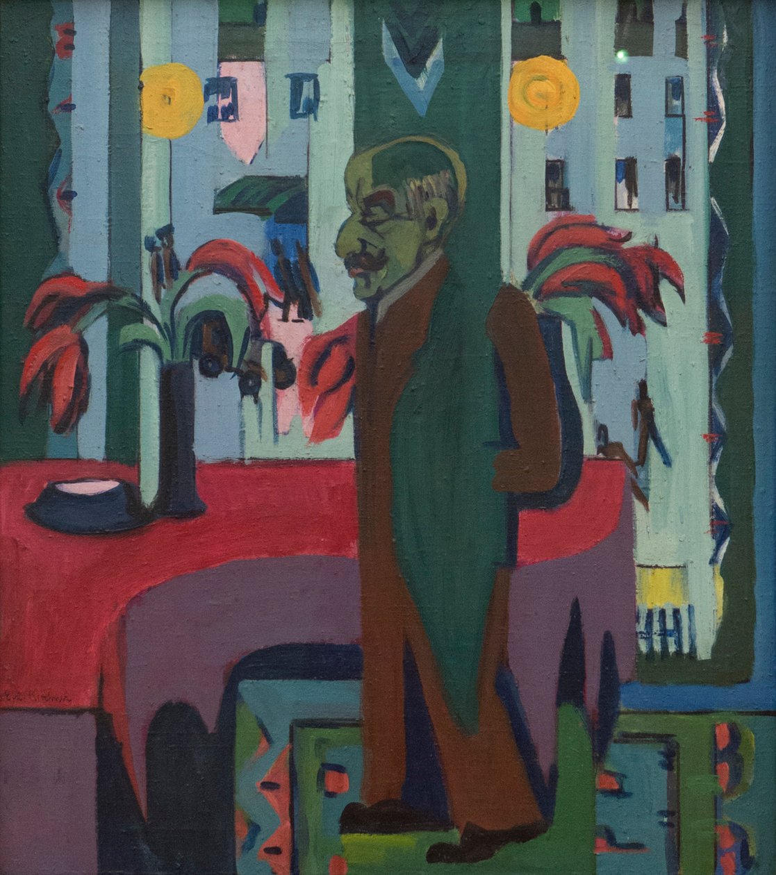 Max Liebermann studiossaan, 1926-1928. tekijältä Ernst Ludwig Kirchner