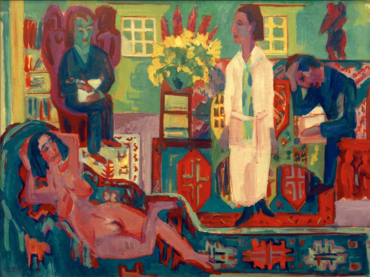Moderni boheemi tekijältä Ernst Ludwig Kirchner