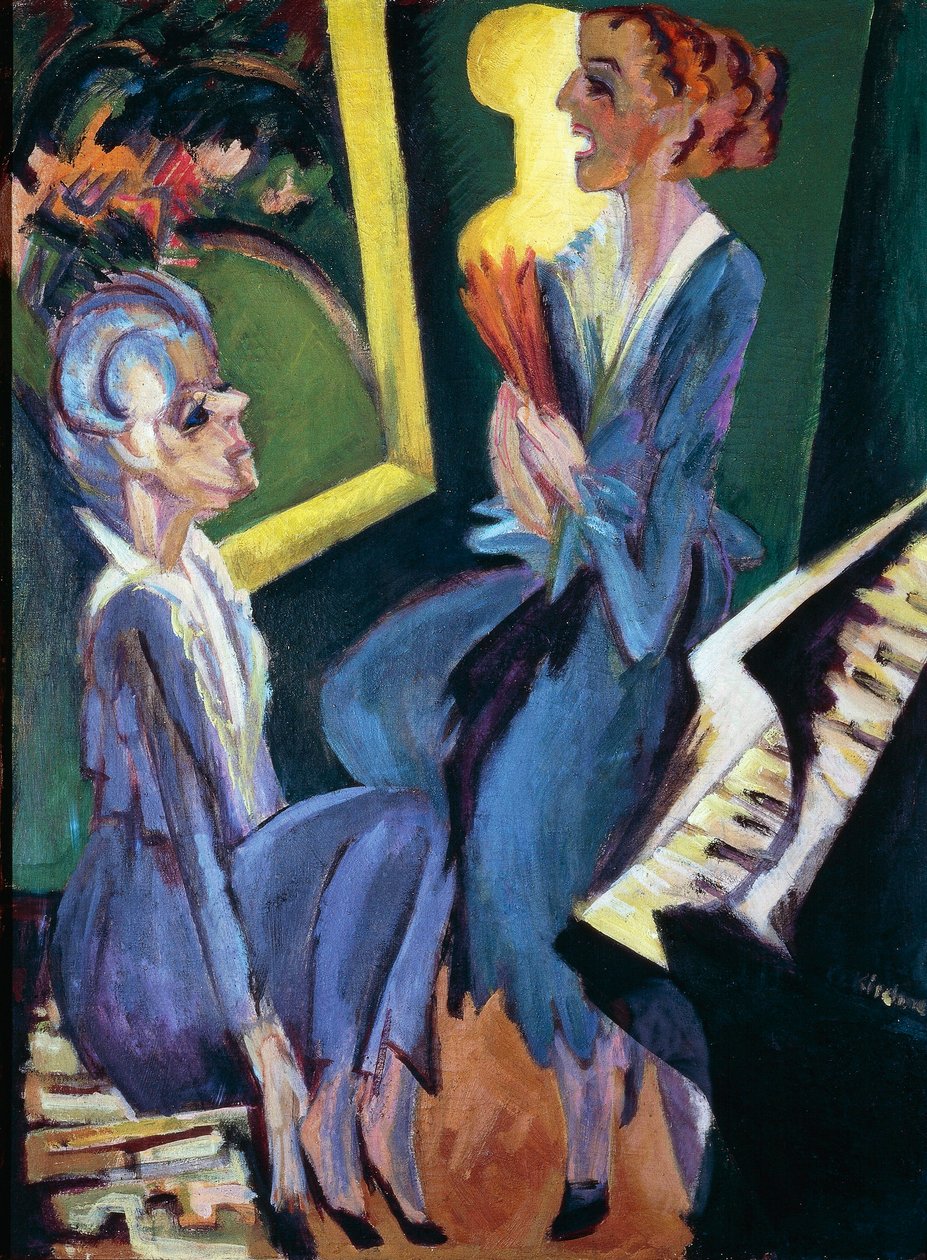 Musiikkihuone tekijältä Ernst Ludwig Kirchner