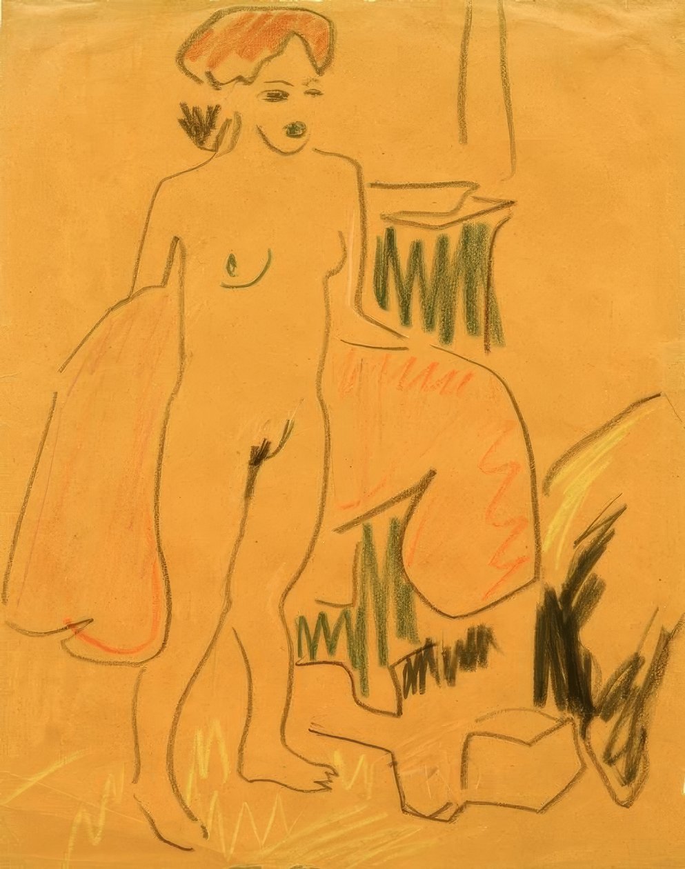 Kylvyn jälkeen tekijältä Ernst Ludwig Kirchner