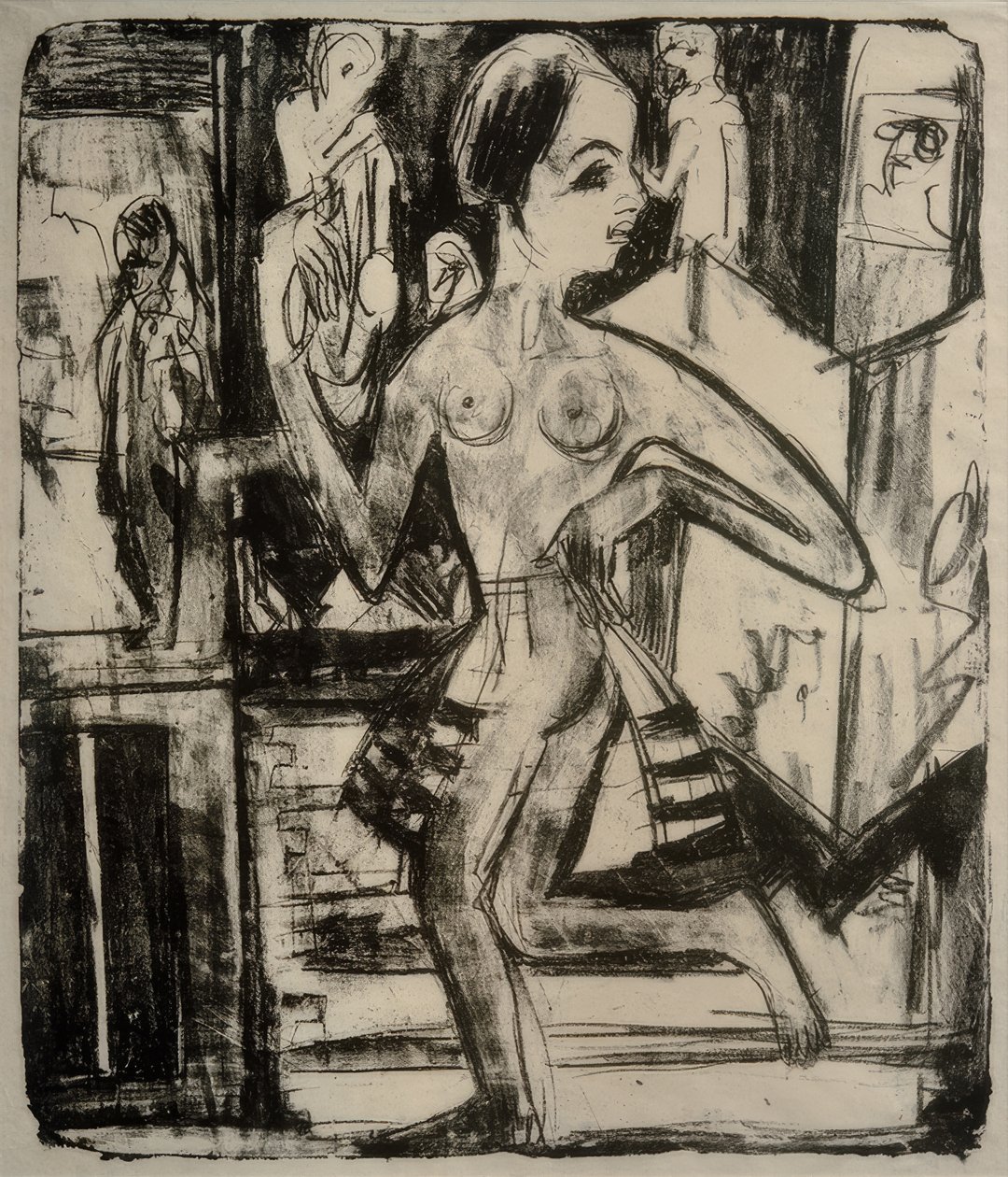Alaston tanssija tekijältä Ernst Ludwig Kirchner
