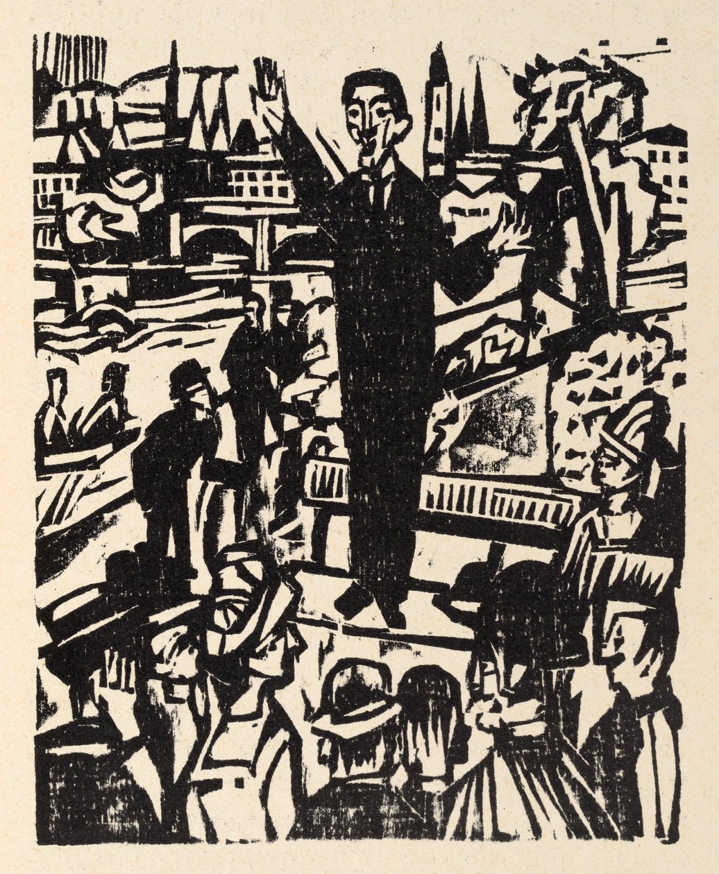 Valtatien varrella. Jakob Bosshartin kertomuksia. Rauhanapostoli - Puhuja tekijältä Ernst Ludwig Kirchner