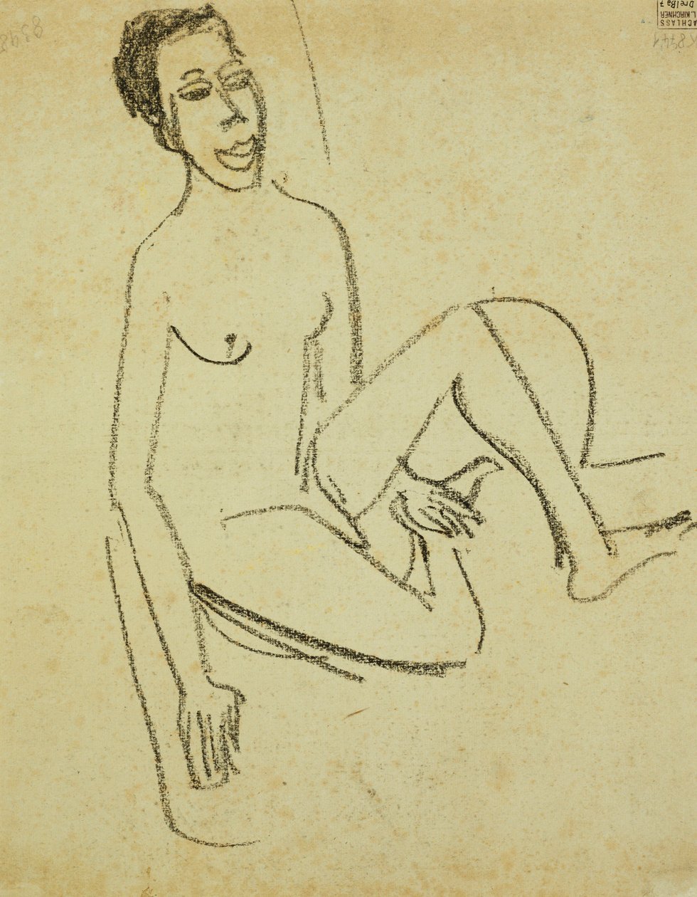 alaston poika; poika alasti tekijältä Ernst Ludwig Kirchner