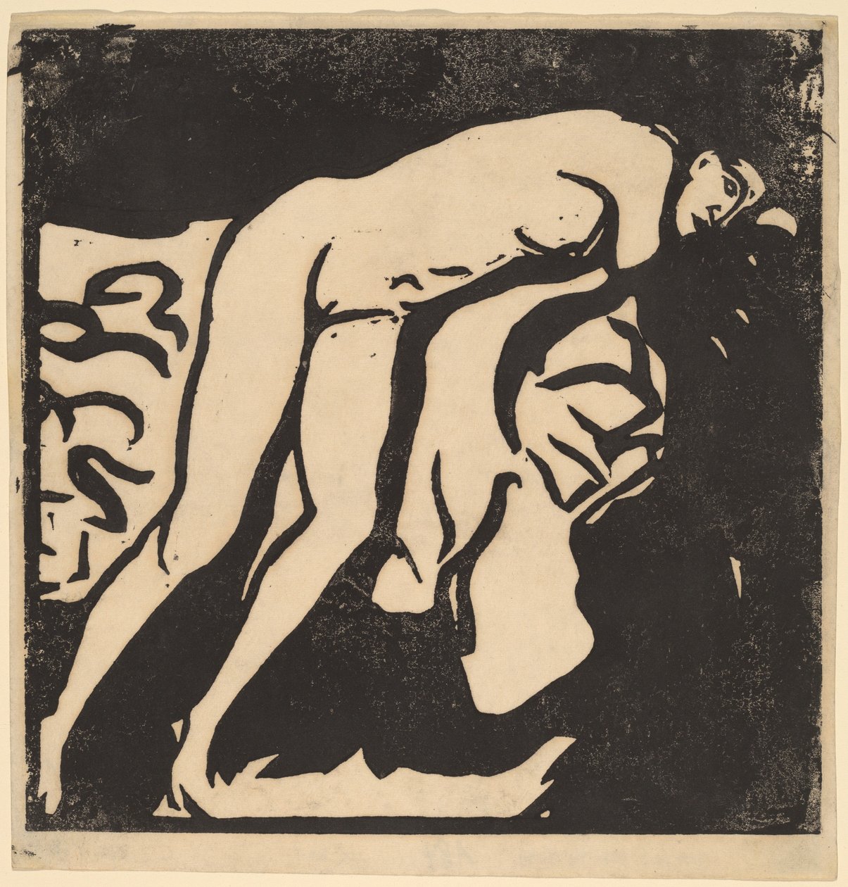 Alaston tyttö tekijältä Ernst Ludwig Kirchner