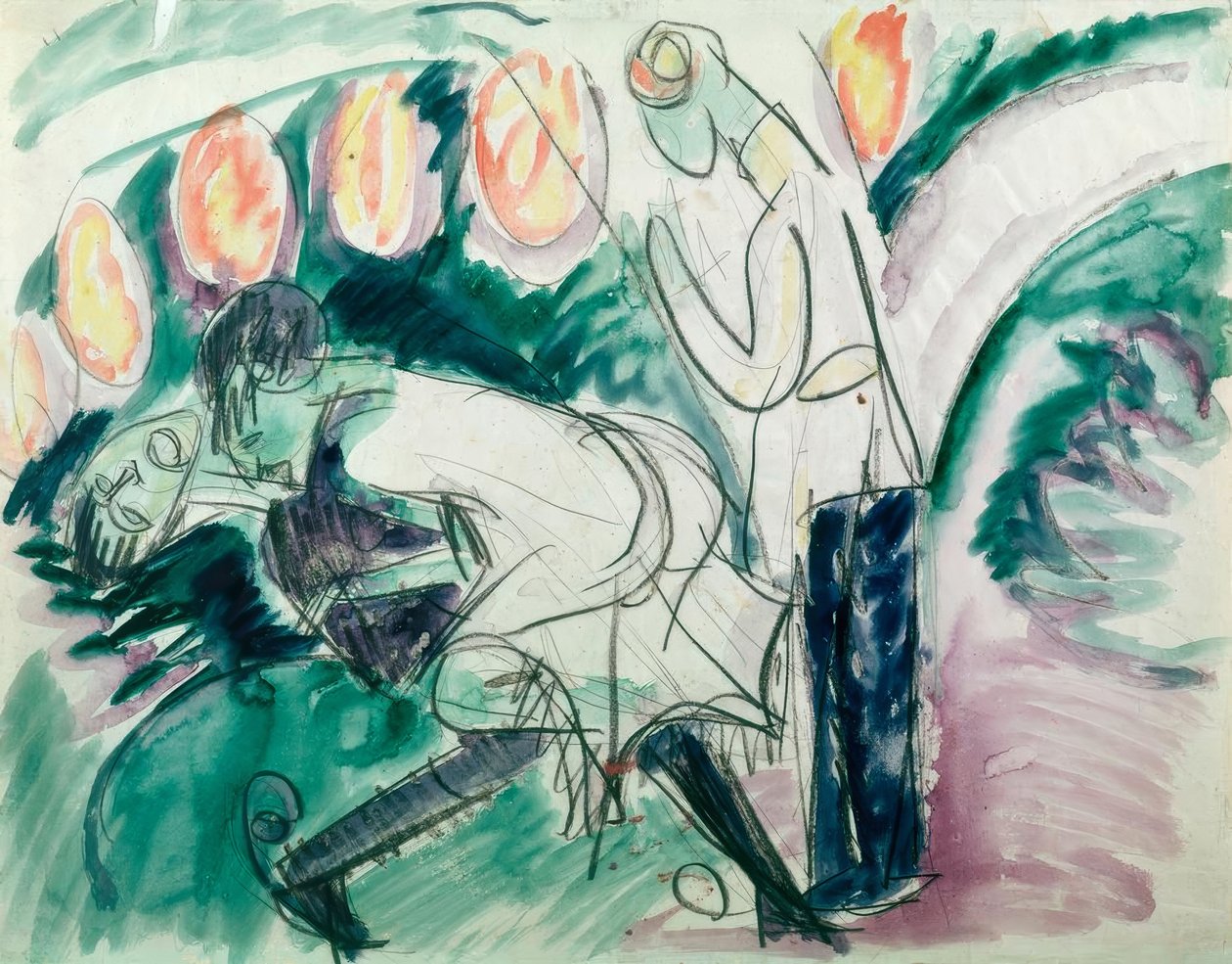 Pantomiimi III tekijältä Ernst Ludwig Kirchner