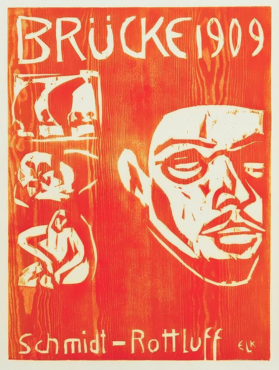 Muotokuva Schmidt-Rottluff tekijältä Ernst Ludwig Kirchner