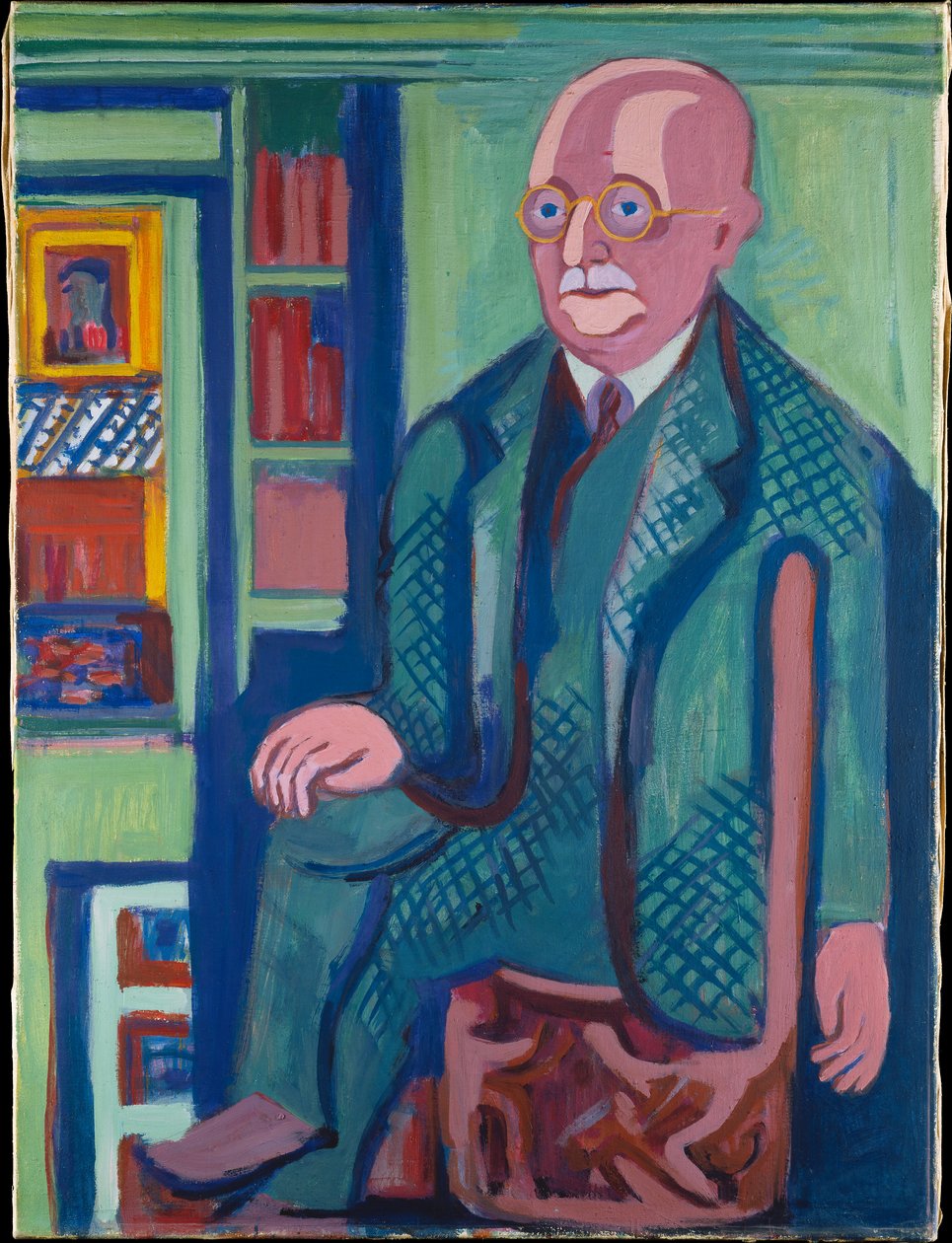 Tohtori Carl Hagemannin muotokuva tekijältä Ernst Ludwig Kirchner