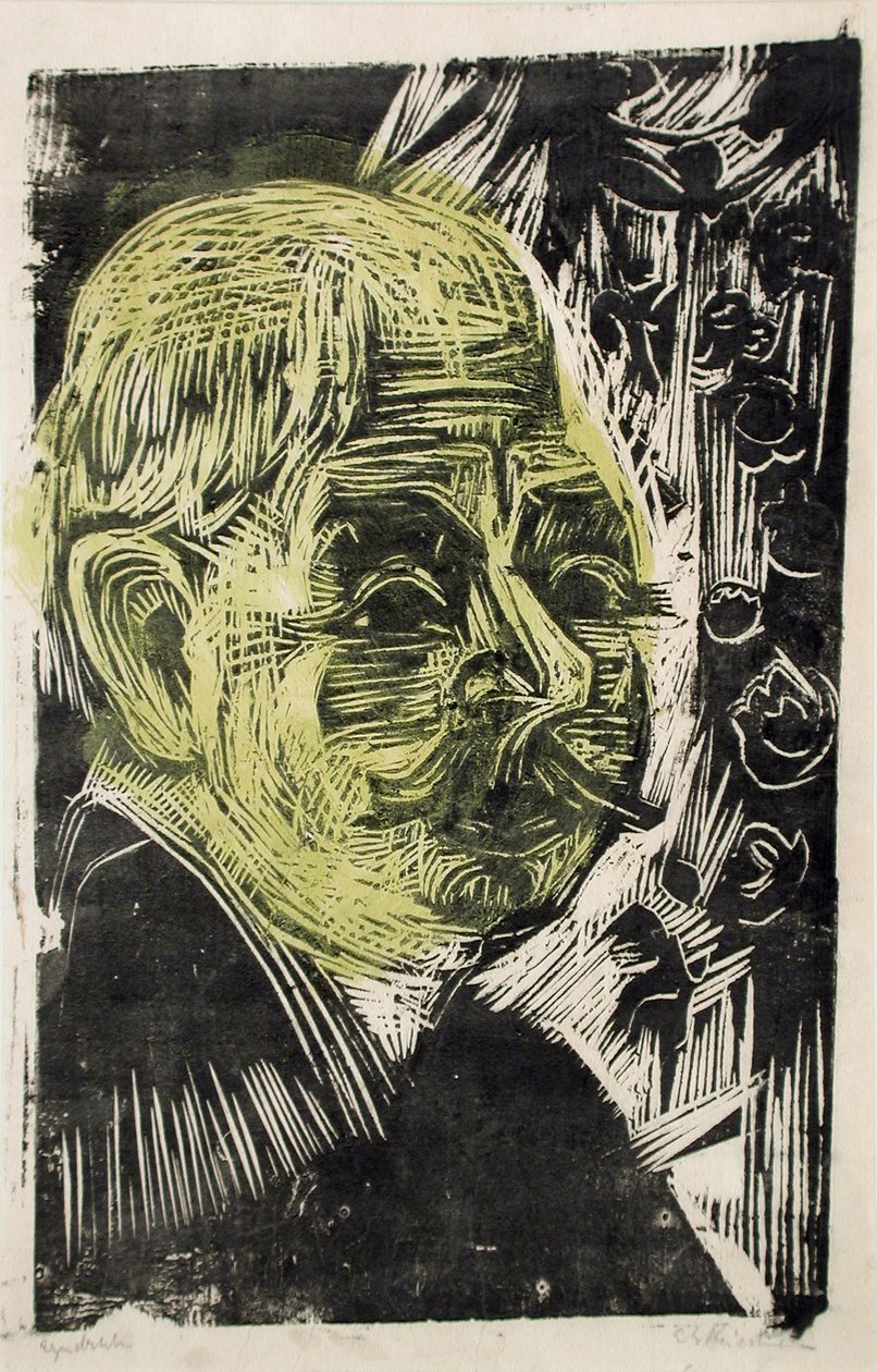 Tohtori Spenglerin muotokuva, 1919 tekijältä Ernst Ludwig Kirchner