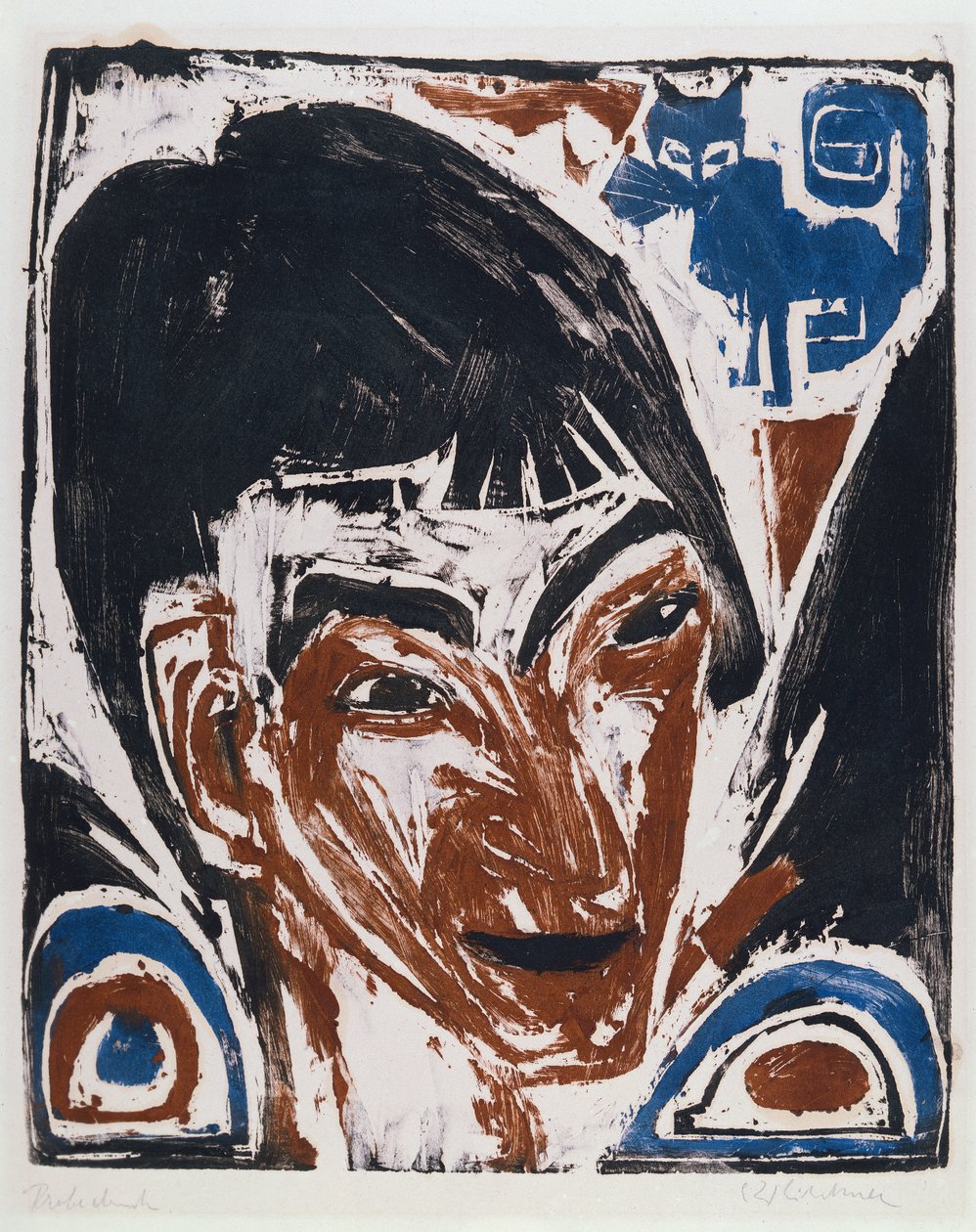 Otto Muellerin muotokuva tekijältä Ernst Ludwig Kirchner
