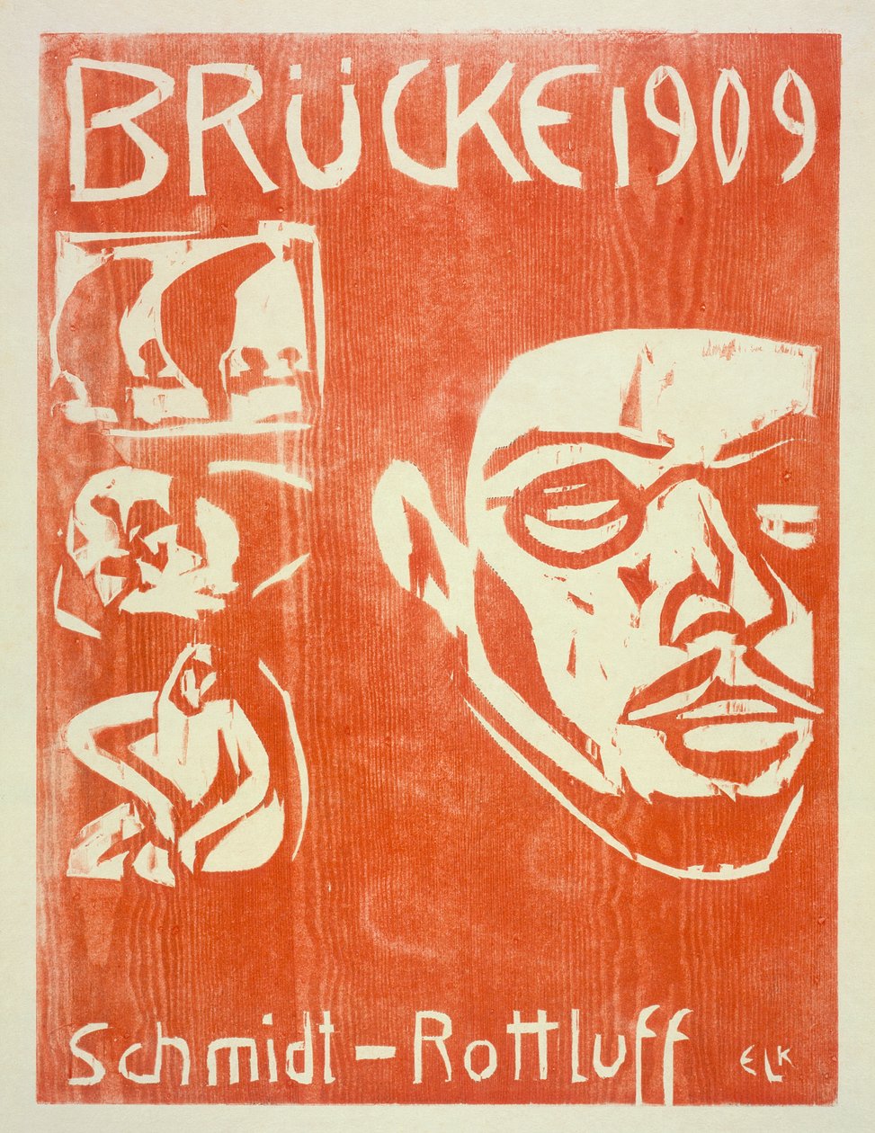 Schmidt-Rottluffin muotokuva, 1909 tekijältä Ernst Ludwig Kirchner