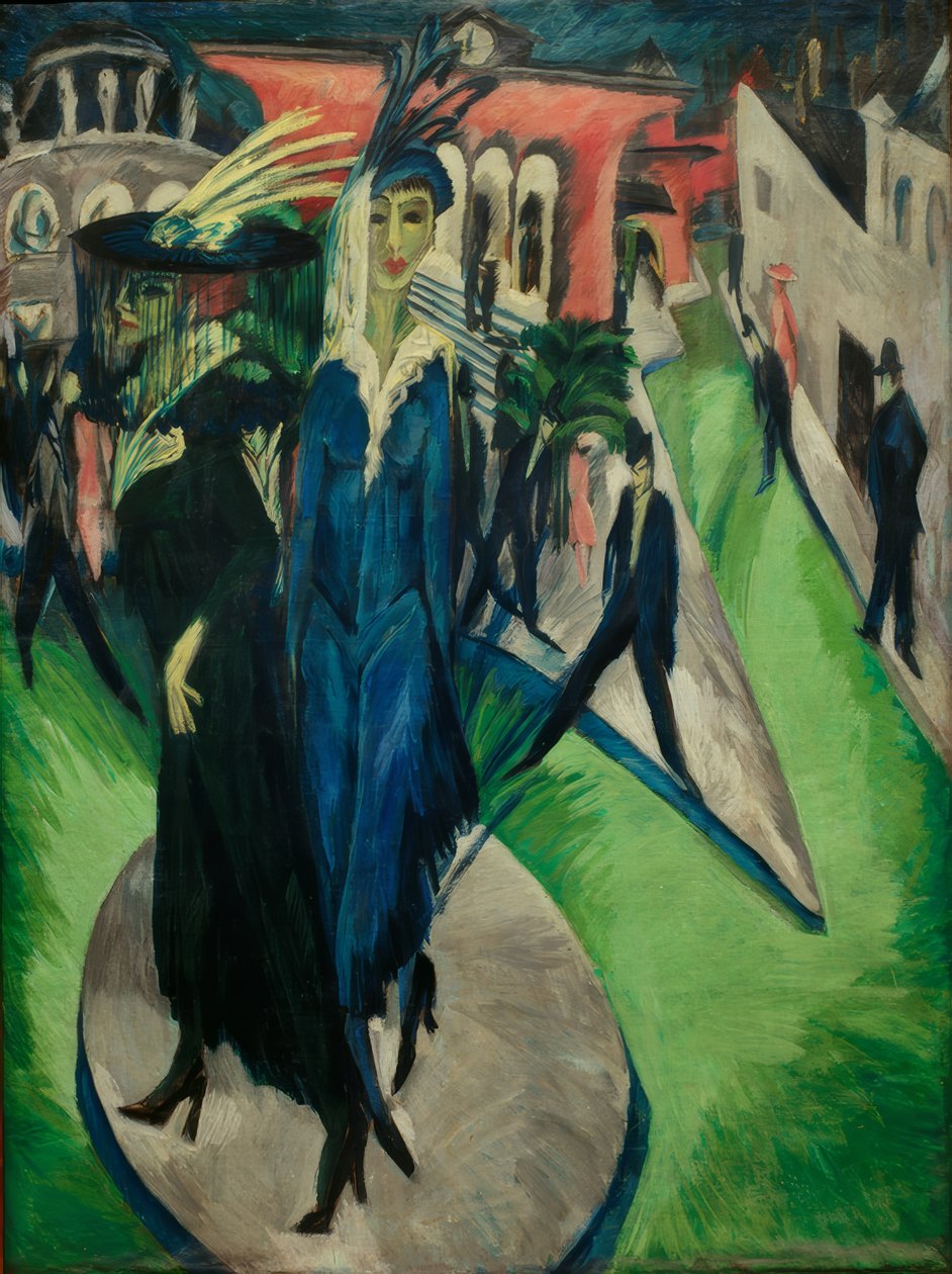 Potsdamer Platz tekijältä Ernst Ludwig Kirchner