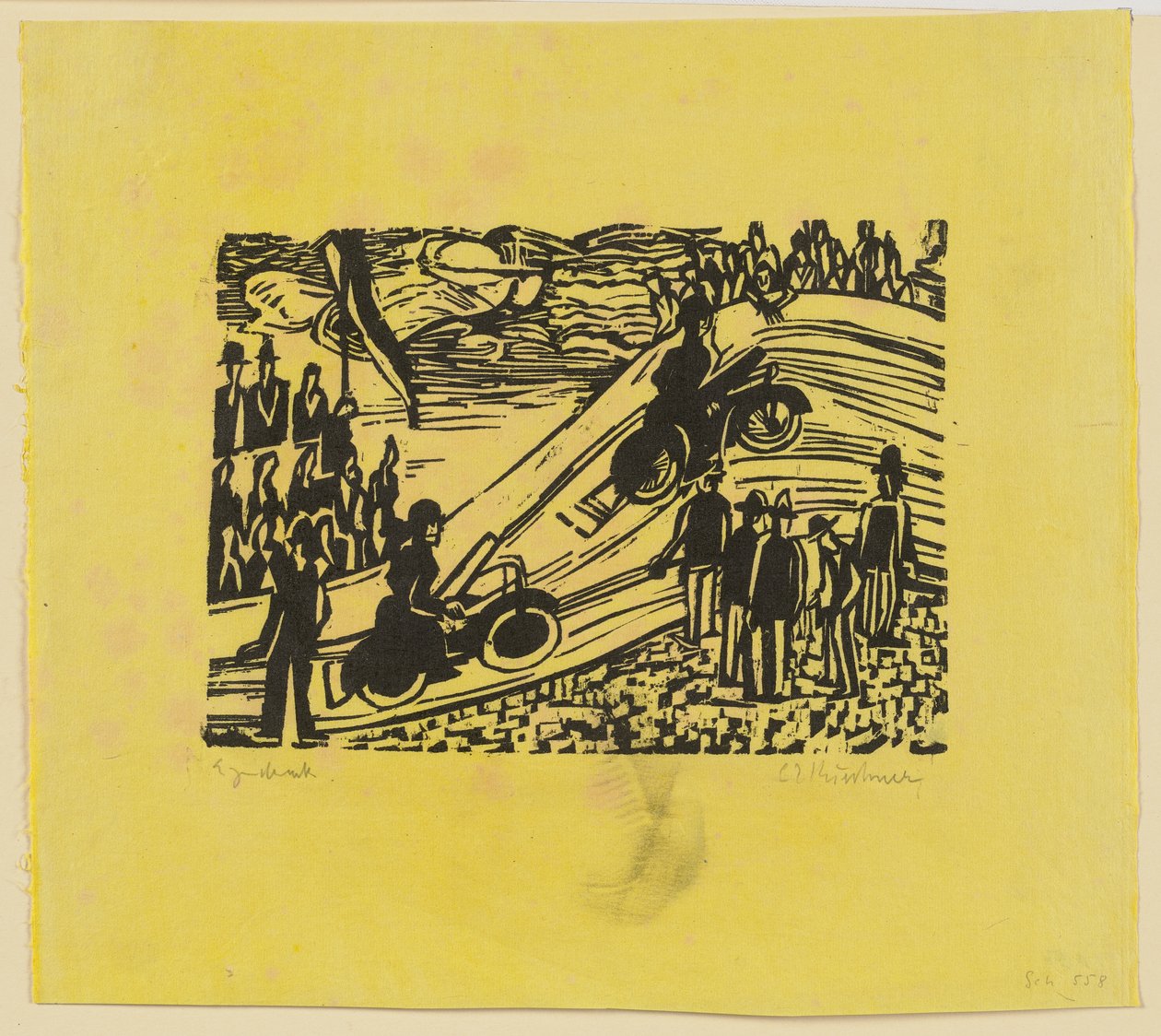 Radrennen tekijältä Ernst Ludwig Kirchner