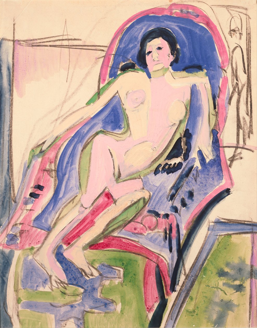 Makaava alaston tekijältä Ernst Ludwig Kirchner