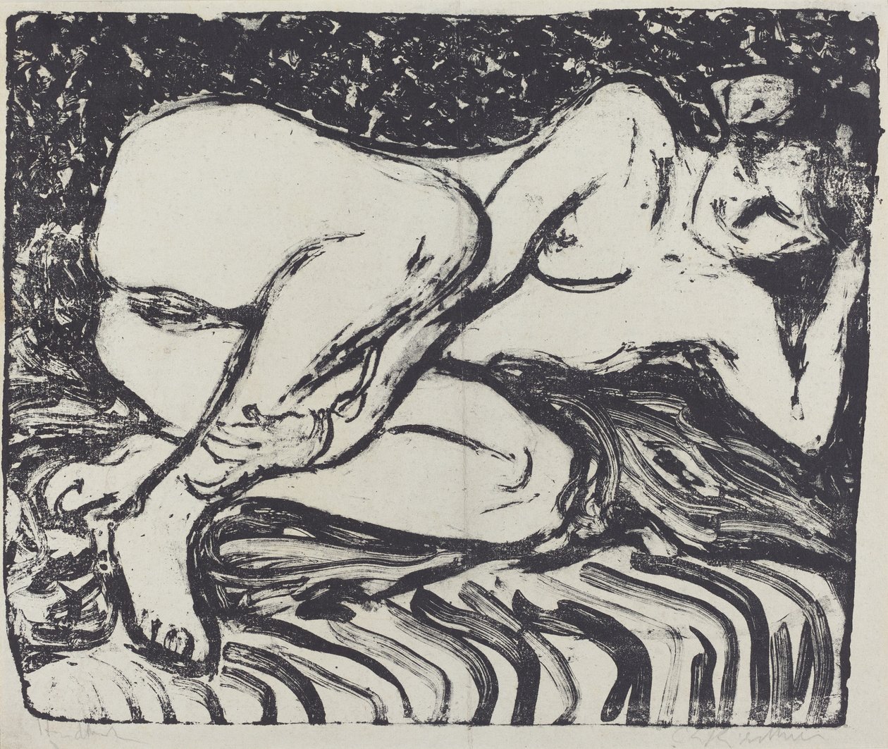 Makaava alaston tekijältä Ernst Ludwig Kirchner
