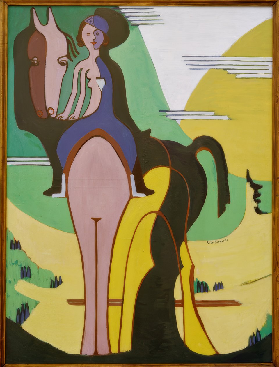 Reiterin tekijältä Ernst Ludwig Kirchner