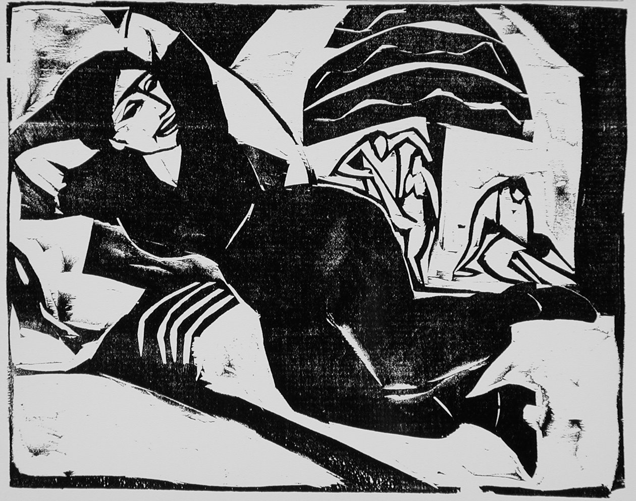 Lepo, 1911 tekijältä Ernst Ludwig Kirchner