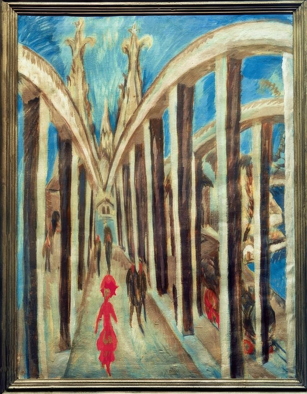 Reinin silta Kölnin lähellä tekijältä Ernst Ludwig Kirchner