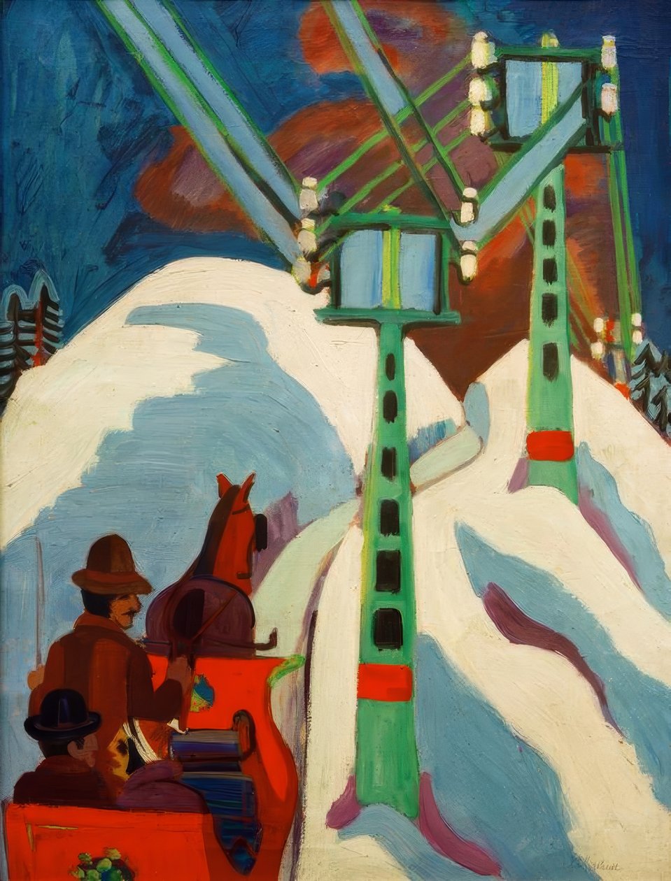 Rekiajelu tekijältä Ernst Ludwig Kirchner