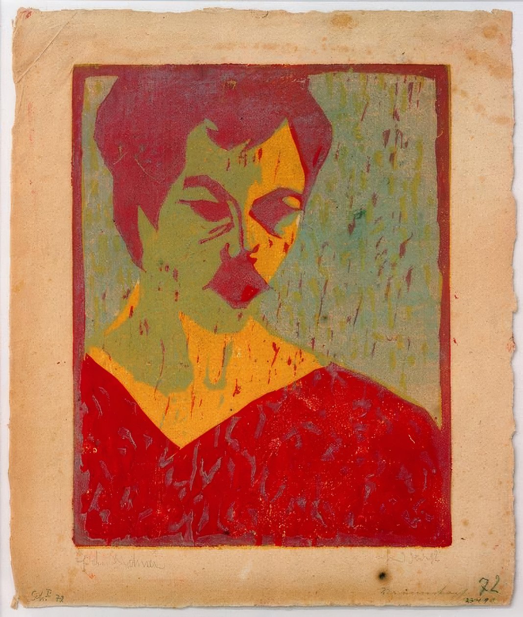 Selbstporträt tekijältä Ernst Ludwig Kirchner