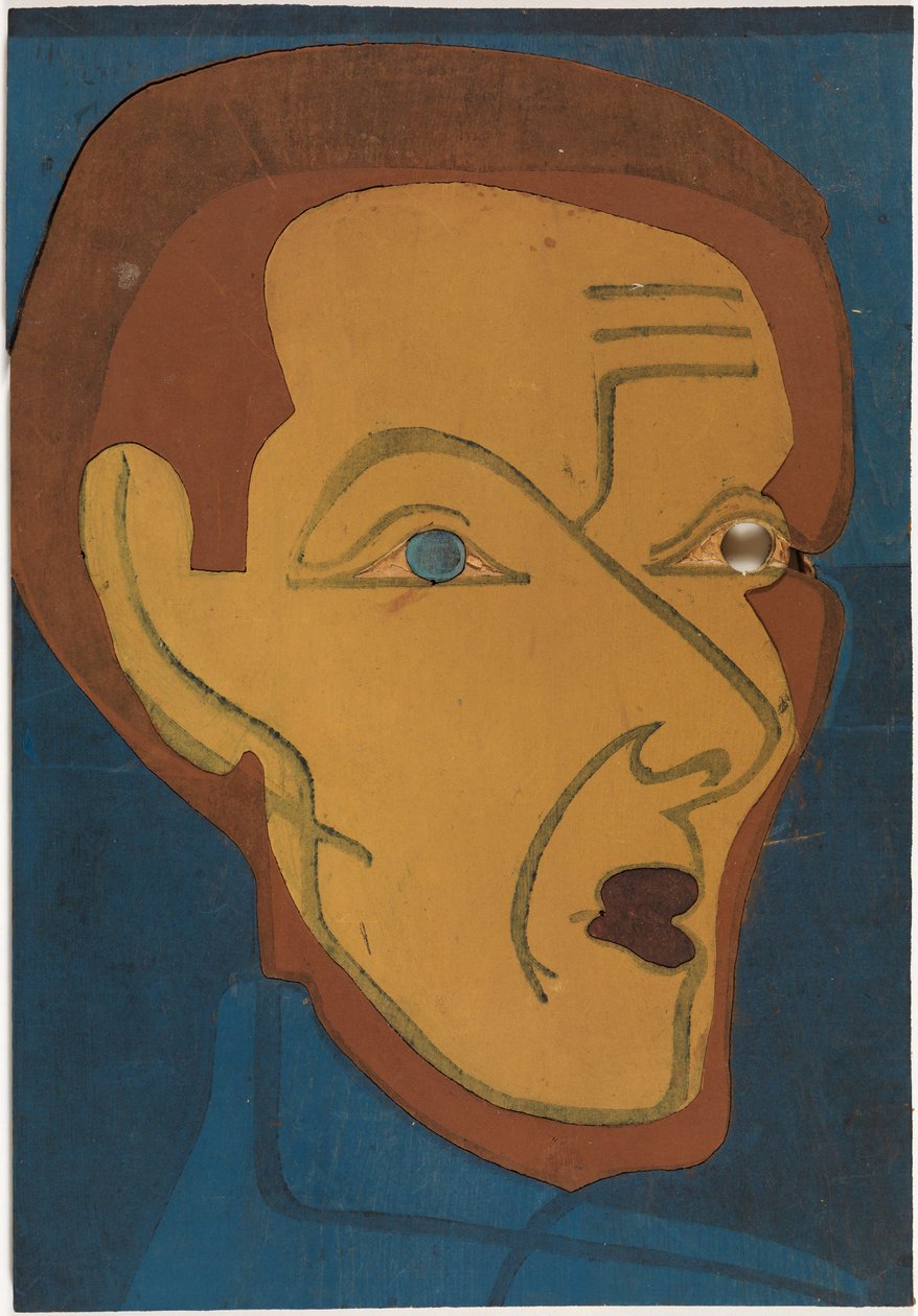 Omakuva, värilaatta I tekijältä Ernst Ludwig Kirchner