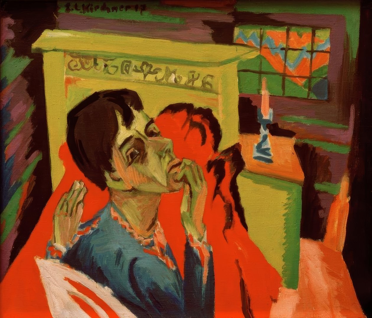 Omakuva sairaana tekijältä Ernst Ludwig Kirchner