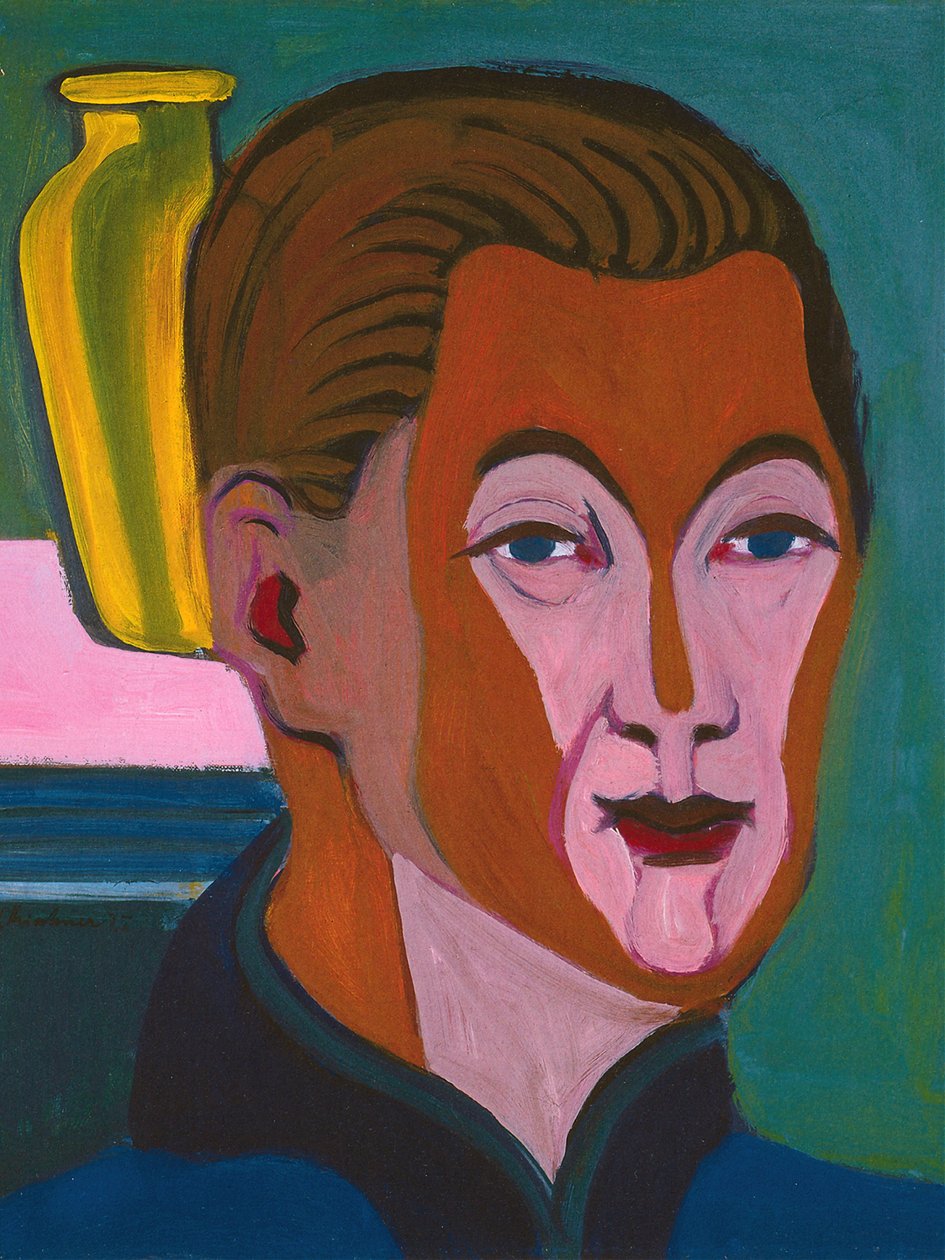 Omakuva, 1925. tekijältä Ernst Ludwig Kirchner