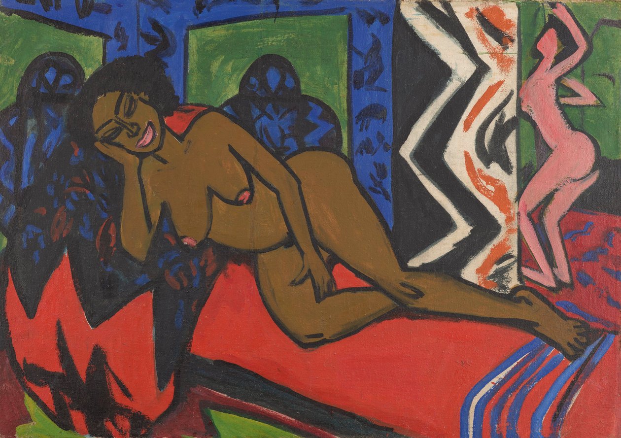 Nukkuva Milli tekijältä Ernst Ludwig Kirchner
