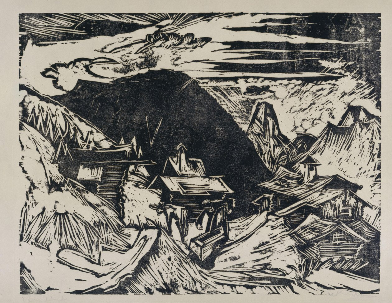 Vakaa alppi tekijältä Ernst Ludwig Kirchner
