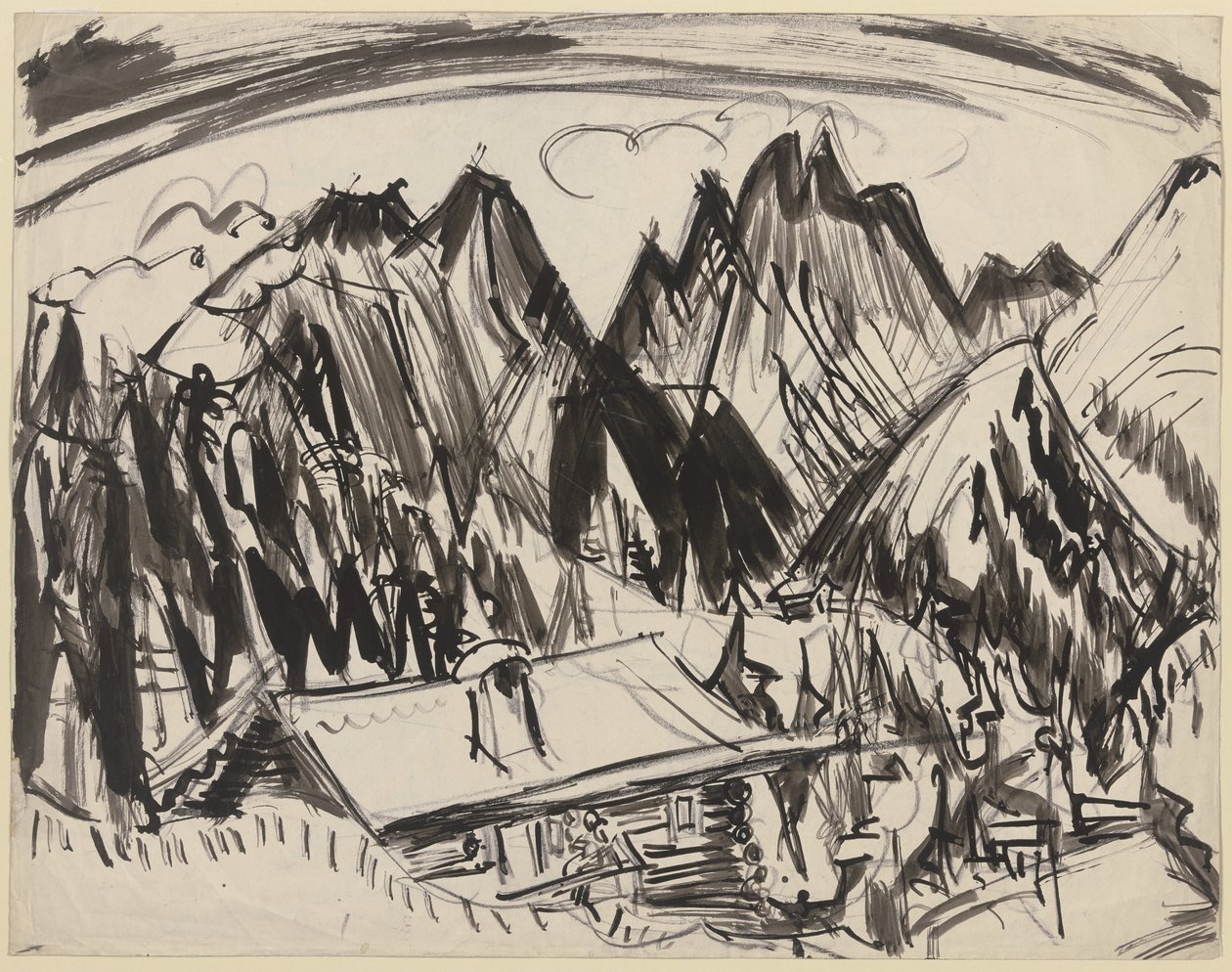 Vakaa alppi tekijältä Ernst Ludwig Kirchner