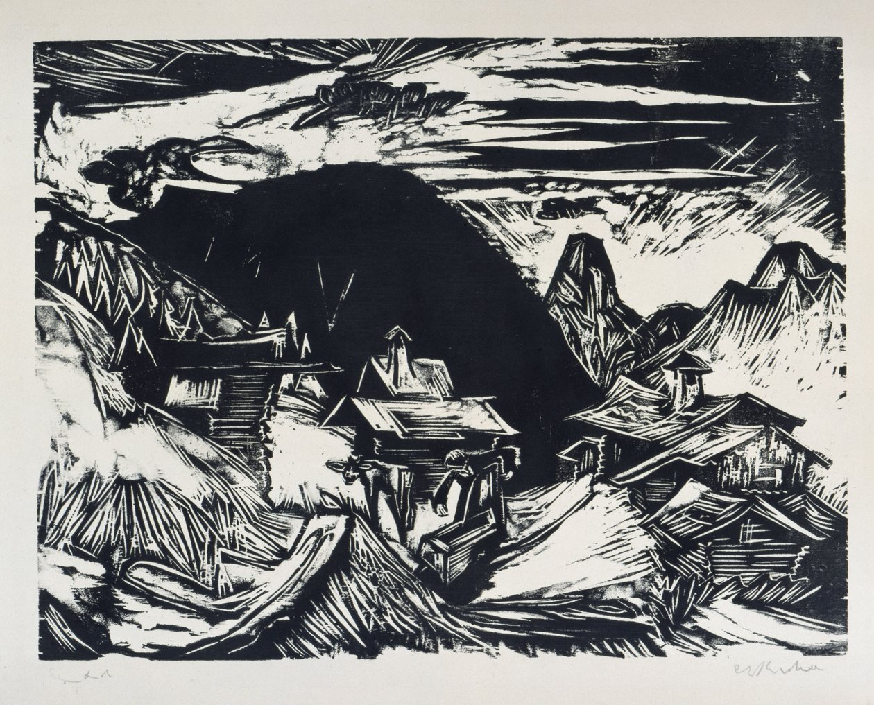 Stafelalp tekijältä Ernst Ludwig Kirchner