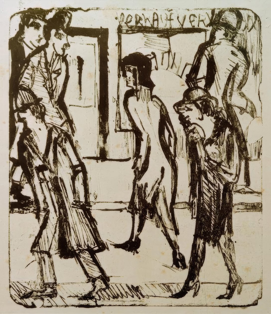Street tekijältä Ernst Ludwig Kirchner