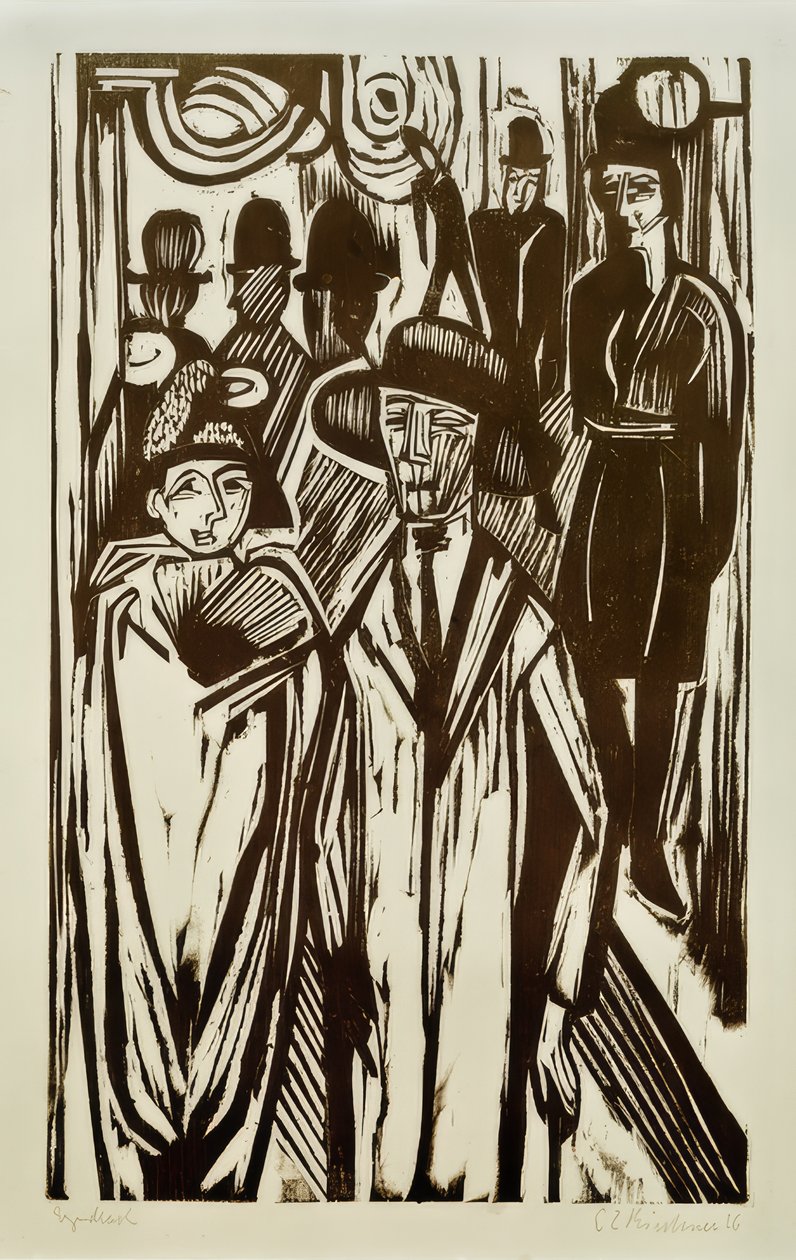 Straße tekijältä Ernst Ludwig Kirchner