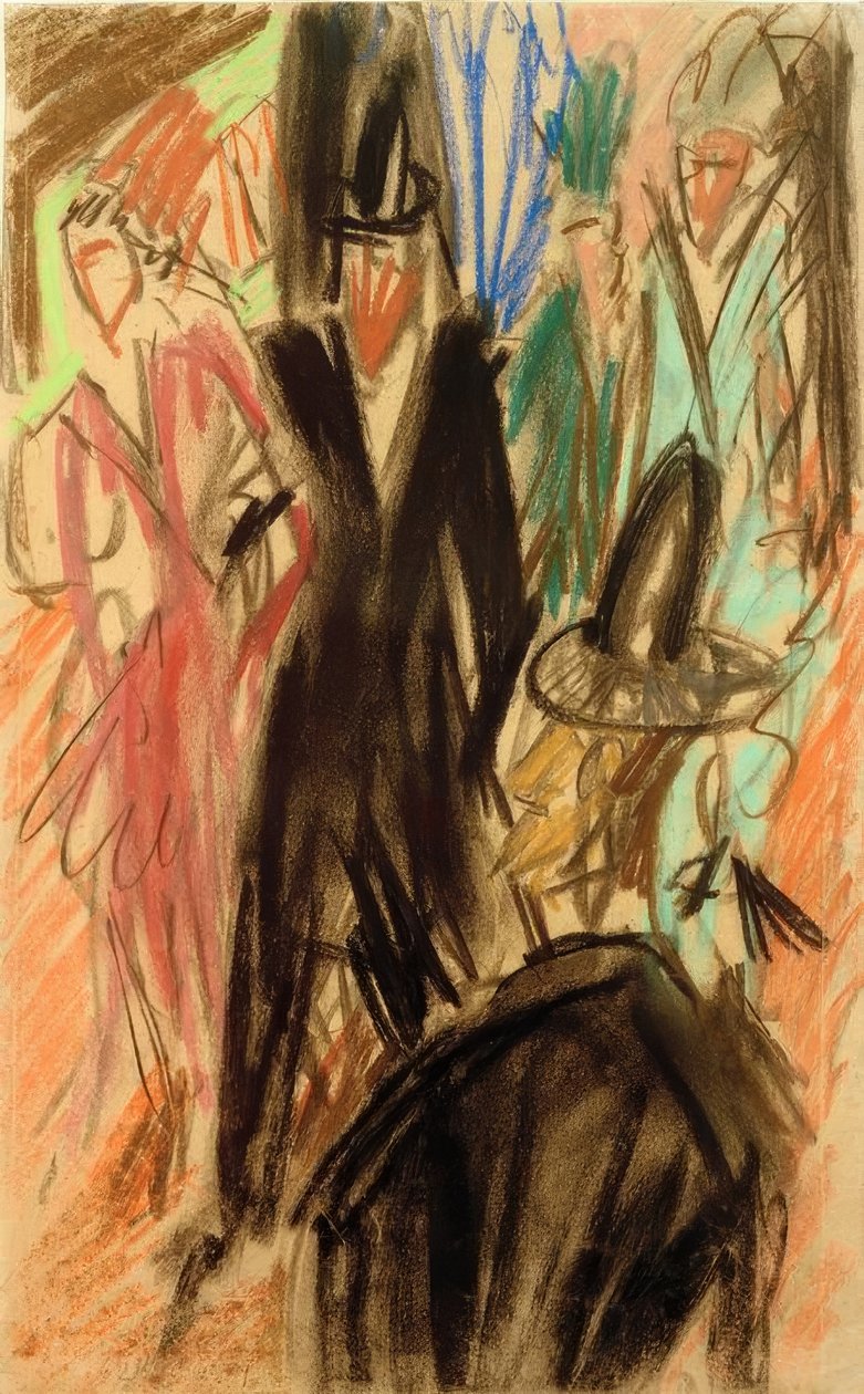 Katukuvaus tekijältä Ernst Ludwig Kirchner