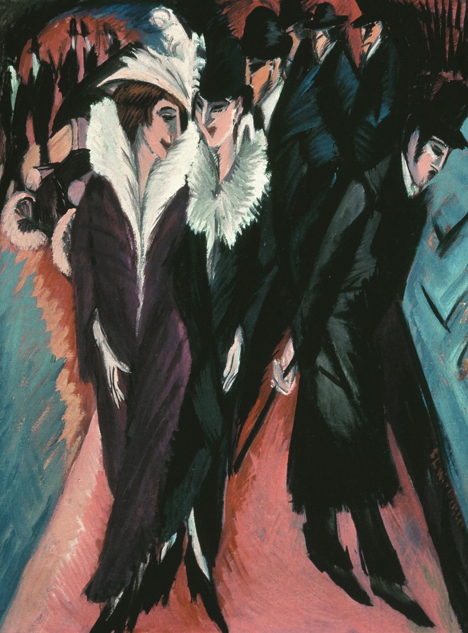 Katu, Berliini tekijältä Ernst Ludwig Kirchner