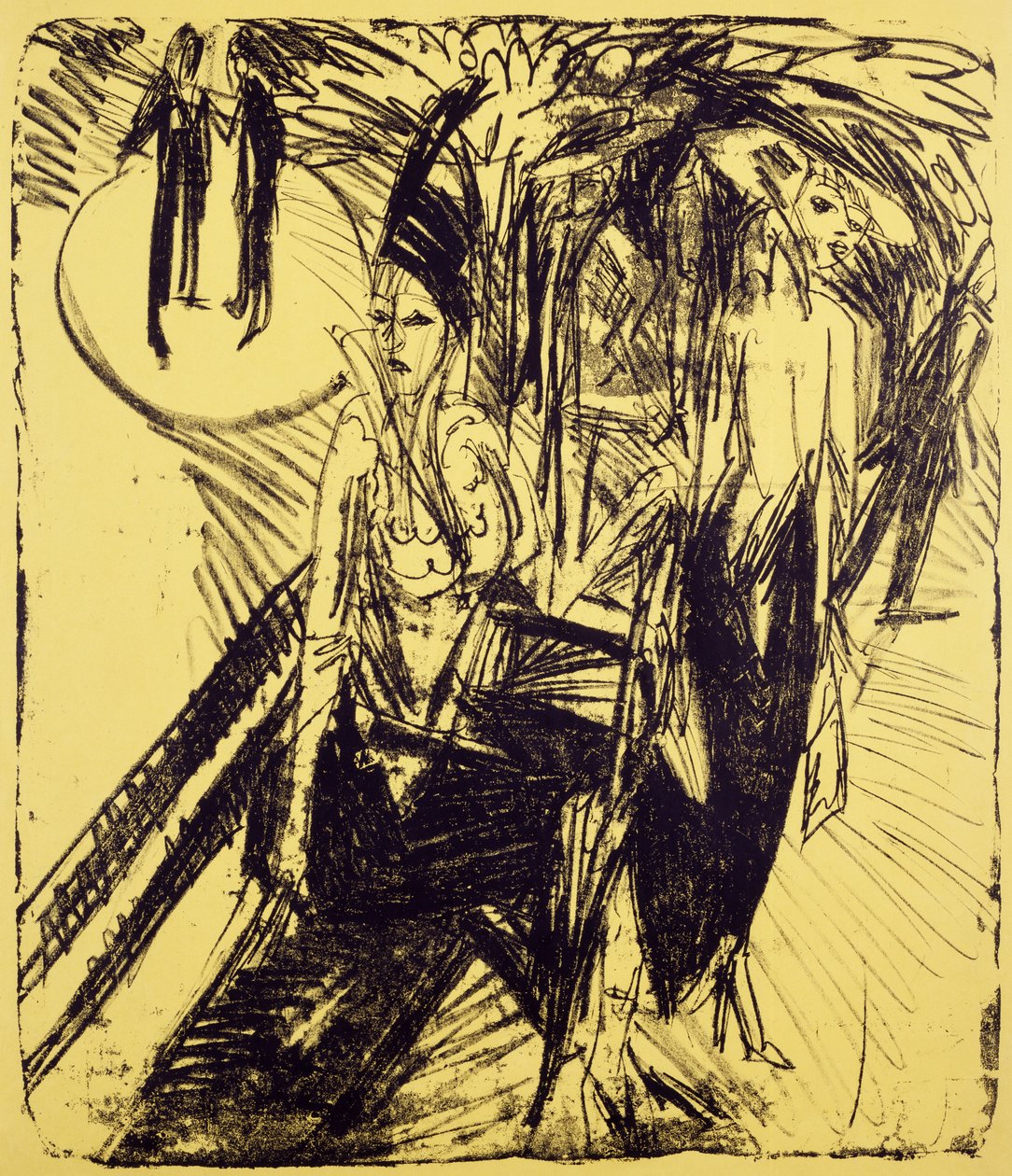 Streetwalkers on Kurfurstendamm tekijältä Ernst Ludwig Kirchner