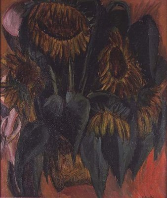 Auringonkukat tekijältä Ernst Ludwig Kirchner