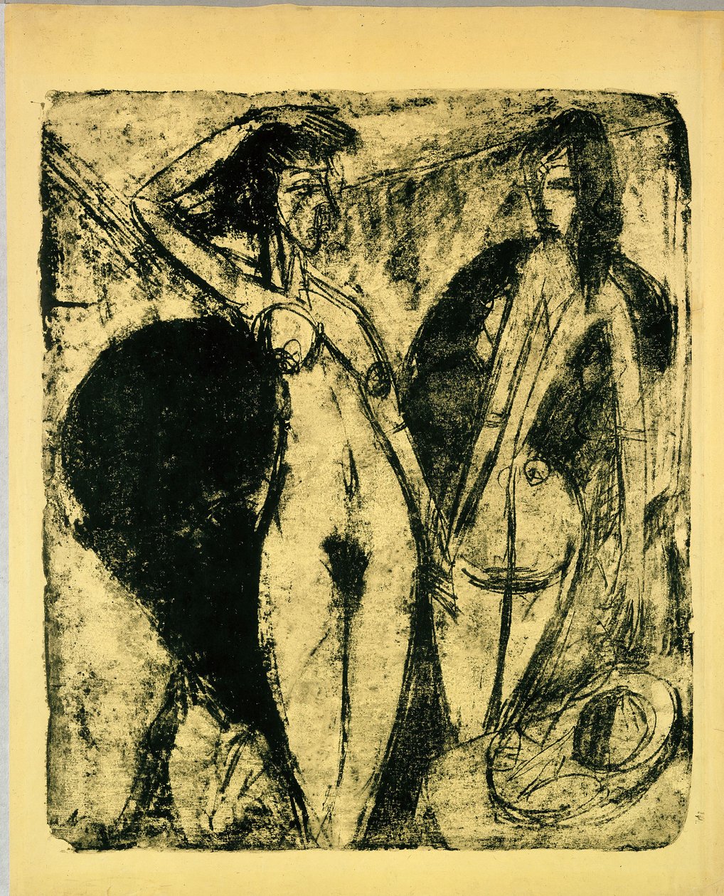 Tanzende Akte tekijältä Ernst Ludwig Kirchner
