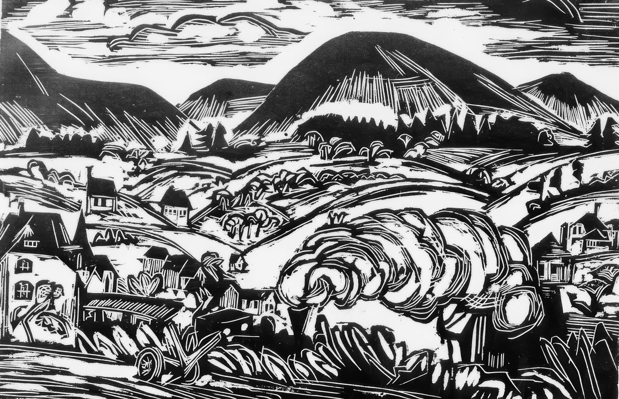 Taunuslandschaft tekijältä Ernst Ludwig Kirchner