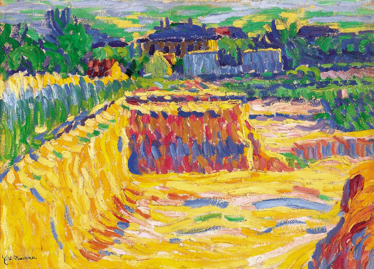 Loam Pit, c. 1906 tekijältä Ernst Ludwig Kirchner