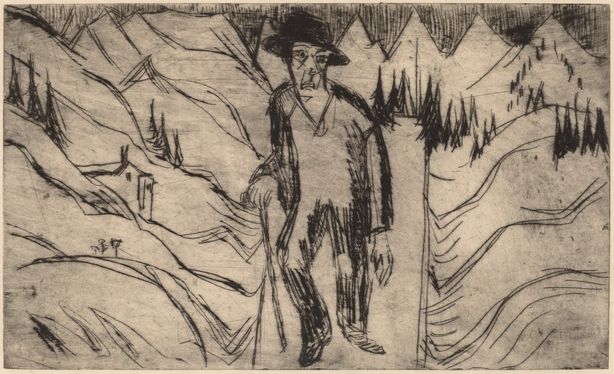 Vaeltaja tekijältä Ernst Ludwig Kirchner