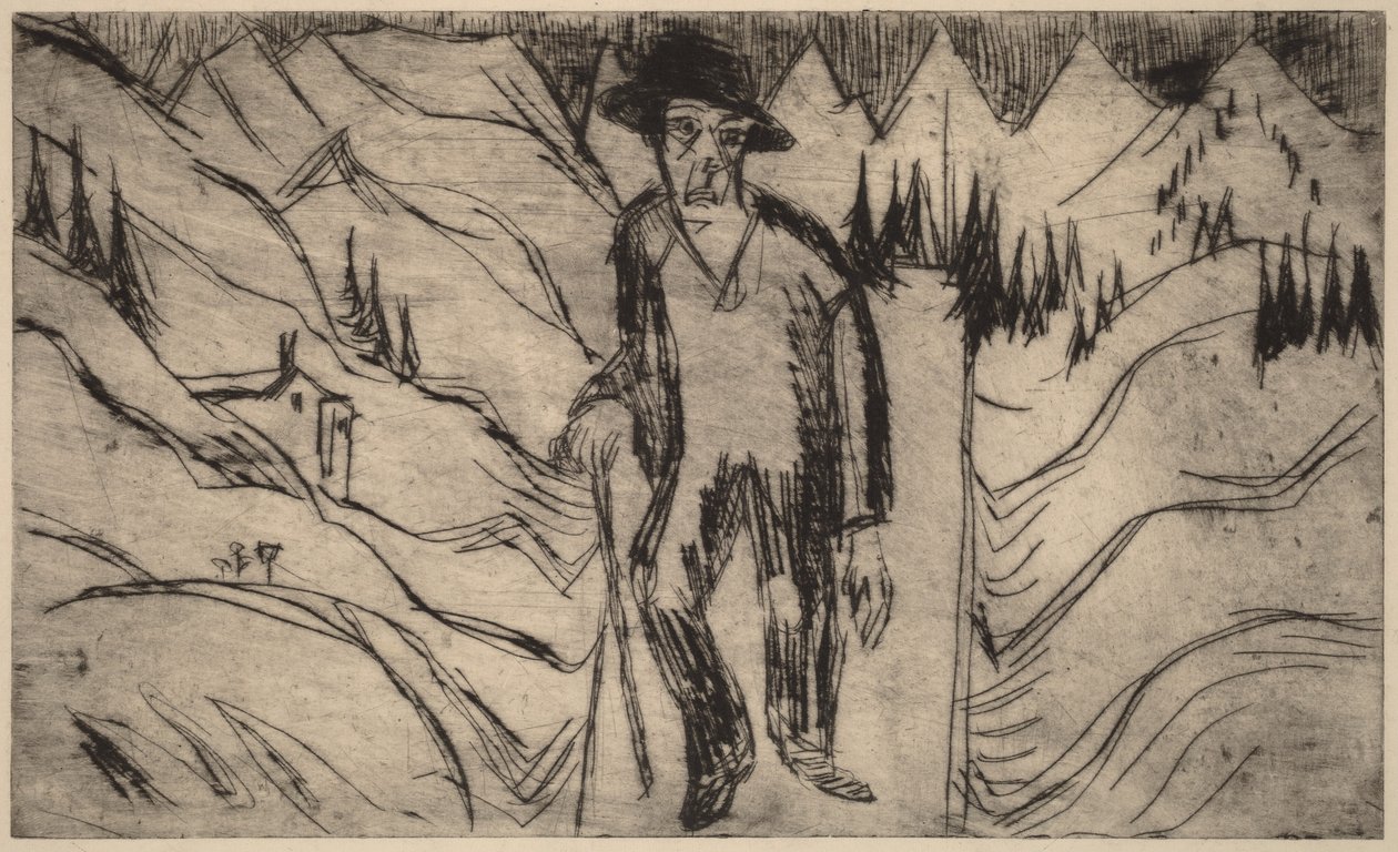 Vaeltaja tekijältä Ernst Ludwig Kirchner